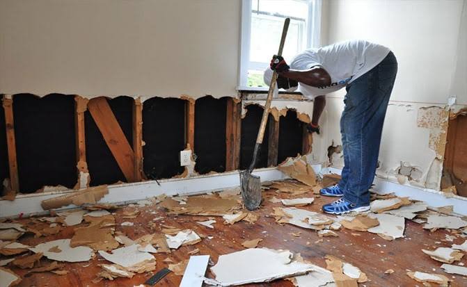 Flood Damage Drywall & Structural Repair